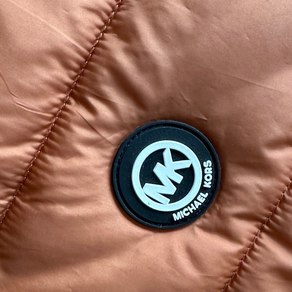 Michael Kors Copper Puffer Vest - Picture 4 of 10